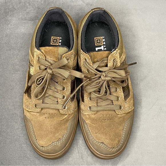 5.11 Men’s Norris Low Sneakers in Dark Coyote Size 5 - Picture 4 of 10